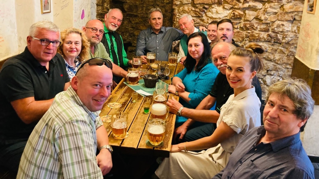 Připomenutí Dne horníků a vydání Jihlavského horního řádu členy Hornického spolku v Praze