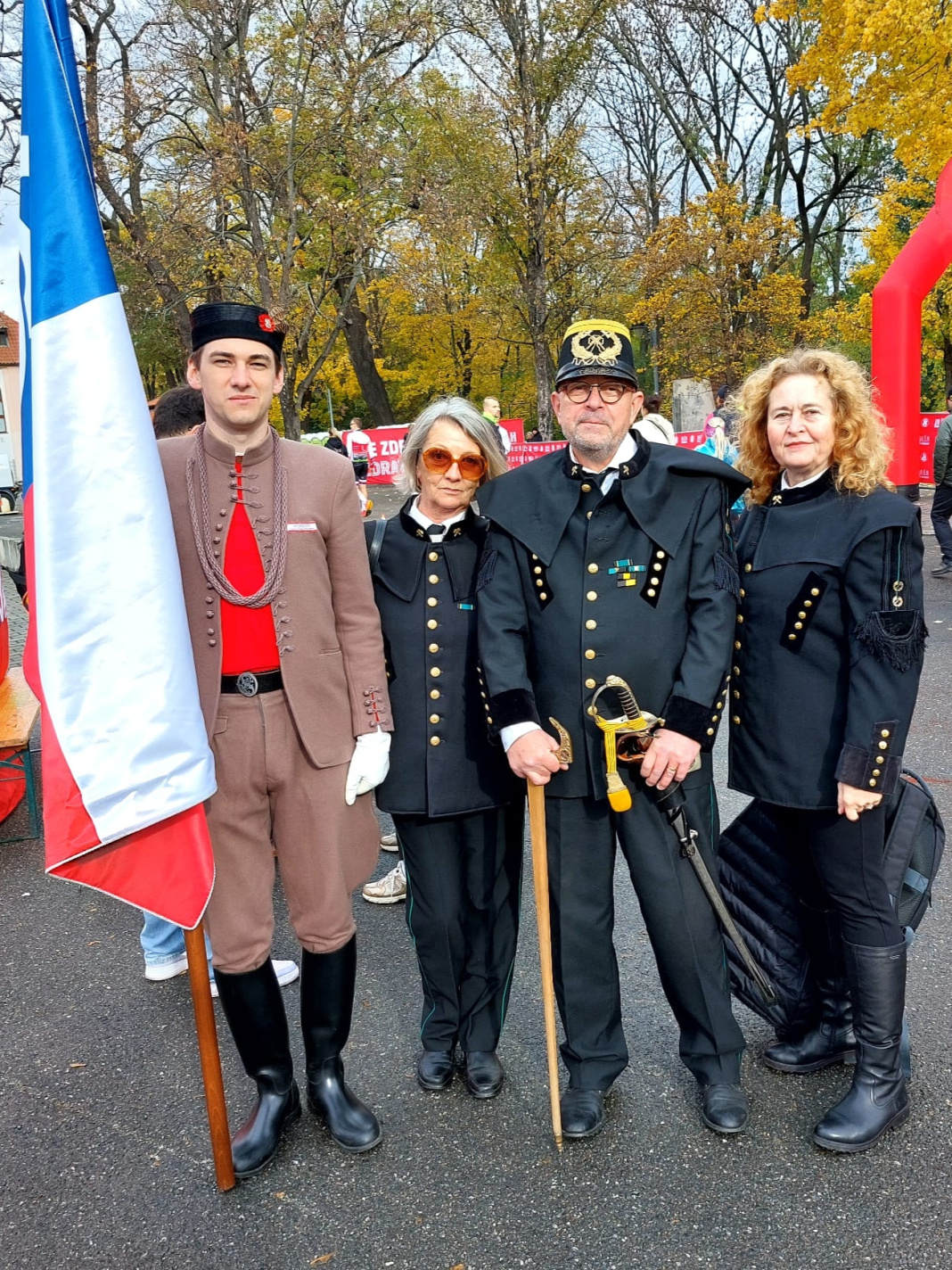Členové Hornického spolku Praha se podíleli na oslavě dne založení Československa